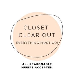 Closet clear out!